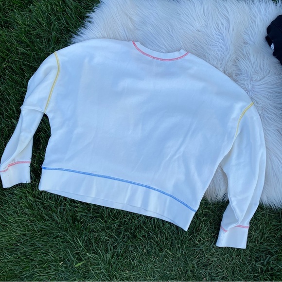 Rails multicolor thread crewneck sweatshirt large - Picture 4 of 6